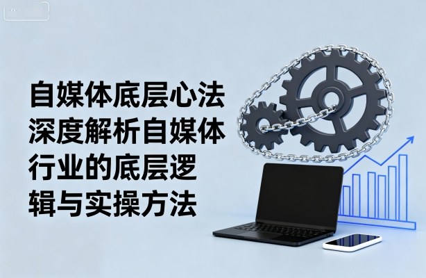 自媒体底层心法，深度解析自媒体行业的底层逻辑与实操方法-资源大汇总