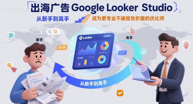 出海广告Google Looker Studio从新手到高手，成为更专业不被报告折磨的优化师-资源大汇总