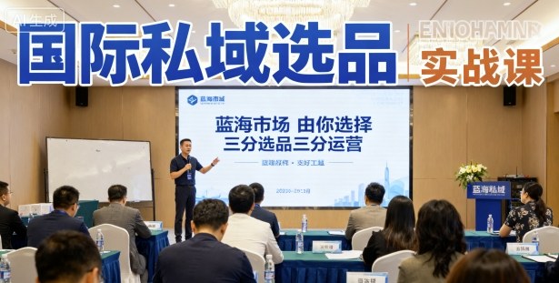 国际私域选品实战课，蓝海市场由你选择，七分选品三分运营-资源大汇总