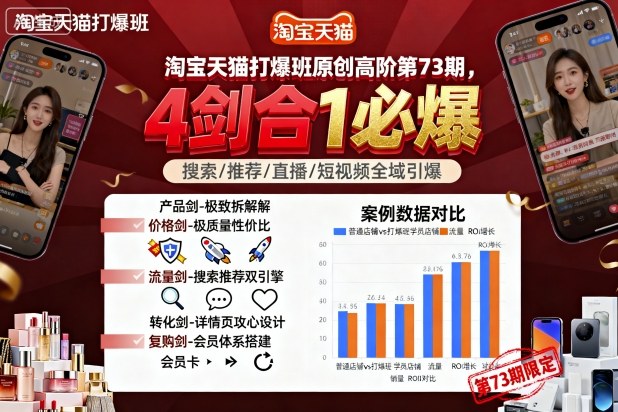 淘宝天猫打爆班原创高阶第73期，4剑合1必爆-资源大汇总