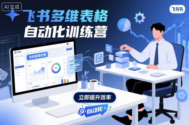 飞书多维表格自动化训练营，手把手教你告别重复处理，用多维表格开启高效办公新模式-资源大汇总