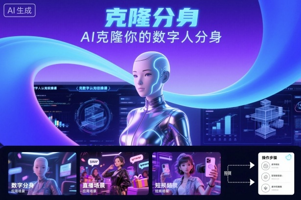 AI数字人认知实操课，克隆你的数字人分身-资源大汇总