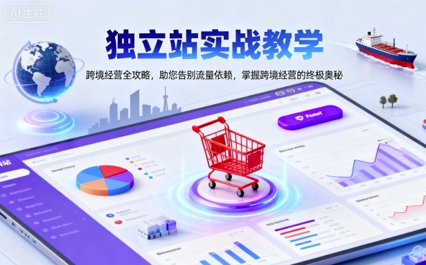 独立站实战教学，跨境经营全攻略，助您告别流量依赖，掌握跨境经营的终极奥-资源大汇总