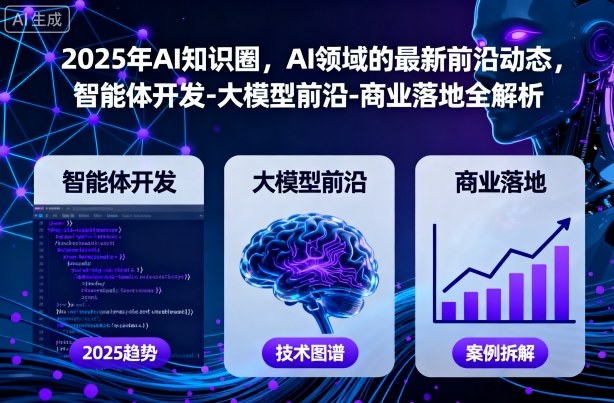 b8cd79ab27a1d644ca2ea498d723596e.jpeg 2025年AI知识圈,AI领域的最新前沿动态,智能体开发-大模型前沿-商业落地全解析