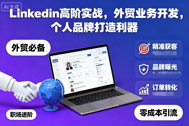 03152142ee8672f3b9efabe7f1798faa.jpeg Linkedin高阶实战,外贸业务开发,个人品牌打造利器