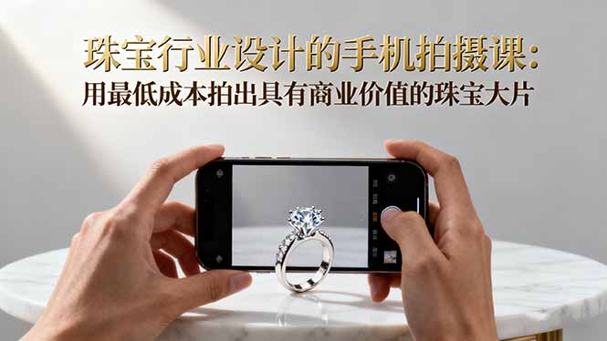 97dd1513b6ab3c9490ca5b09f13d9773.jpeg 珠宝行业设计的手机拍摄课:用最低成本拍出具有商业价值的珠宝大片!