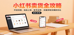 小红书卖货全攻略：开店流程、选品上架、账号运营、流量获取及爆款优化，轻松变现-资源大汇总