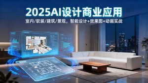 2025AI设计商业应用：室内/软装/建筑/景观，智能设计+效果图+动画实战-资源大汇总