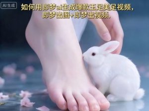 如何用即梦ai生成爆款玉足美足视频，即梦出图+即梦出视频，快速涨粉-资源大汇总