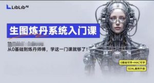 LibLibAI哩布哩布生图炼丹系统入门课,从生图到炼丹,只学这一门就够了-资源大汇总