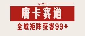 唐卡赛道私域引流获客 自热矩阵SOP日引流99+精准客资-资源大汇总