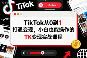 TikTok从0到1打通变现,小白也能操作的TK变现实战课程-资源大汇总