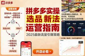 王校长9月12拼多多实操新玩法,全链路涵盖从店铺选品、找对标,布局链接,推广玩法等多维度运营思路(更新)-资源大汇总